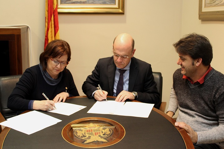 El Grup Bon Preu i l’Ajuntament de Tàrrega signen un conveni per a la recollida de minves